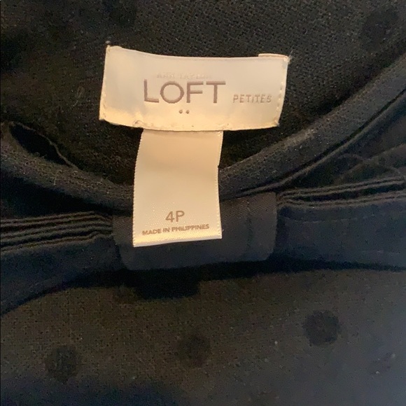 The Loft black polka dot skirt 4P - Picture 4 of 5